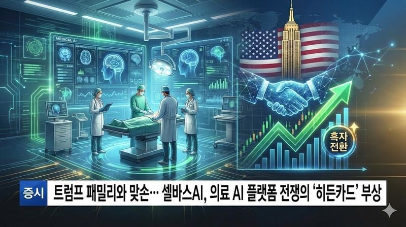 [분석] 트럼프 패밀리와 맞손… 셀바스AI, 의료 AI 플랫폼 전쟁의 '히든카드' 부상