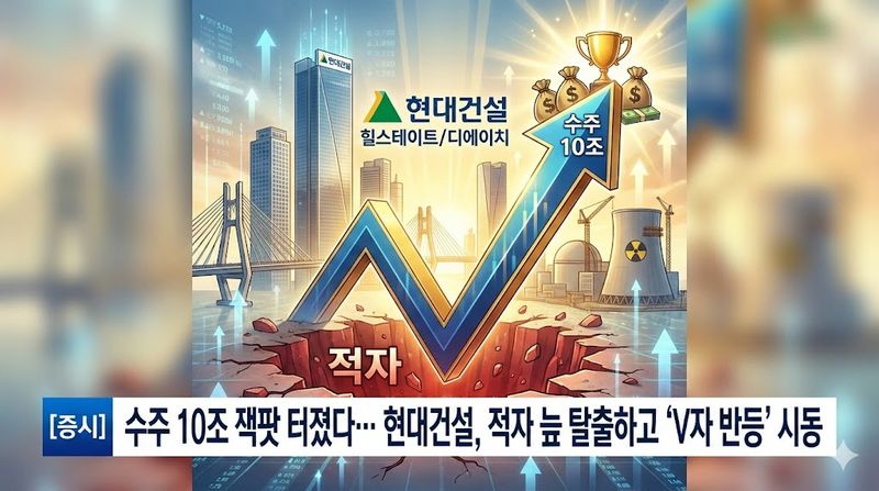 [분석] 수주 10조 잭팟 터졌다… 현대건설, 적자 늪 탈출하고 'V자 반등' 시동