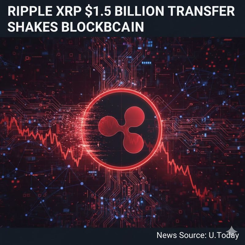 리플 XRP 15억달러 대규모 이체, 내부 자금 재배치 정황 (제공:AI제작)