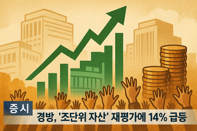 [분석] PBR 0.2배의 역습… 경방, '조단위 자산' 재평가에 14% 급등 (제공:AI제작)
