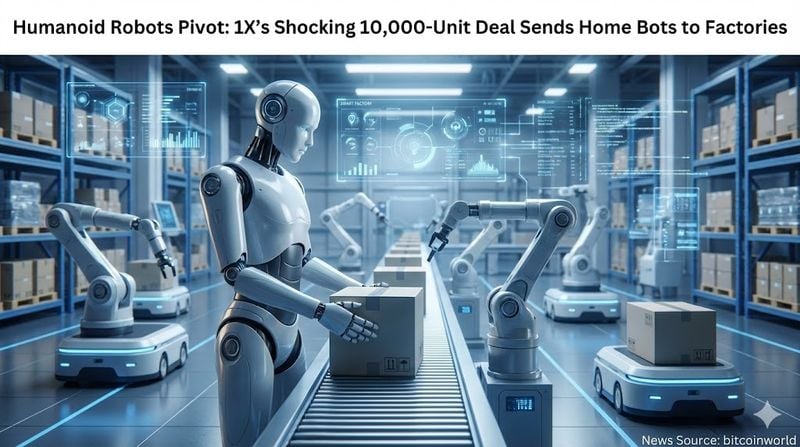 1X "가정용 로봇 네오 1만대 산업현장 투입"…B2B 선회 (제공:AI제작)