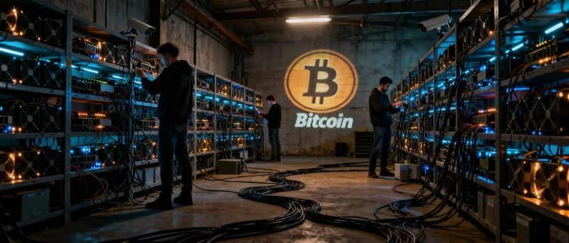 비트코인 30% 급락, 크립토 윈터 신호? 사진 AI제작