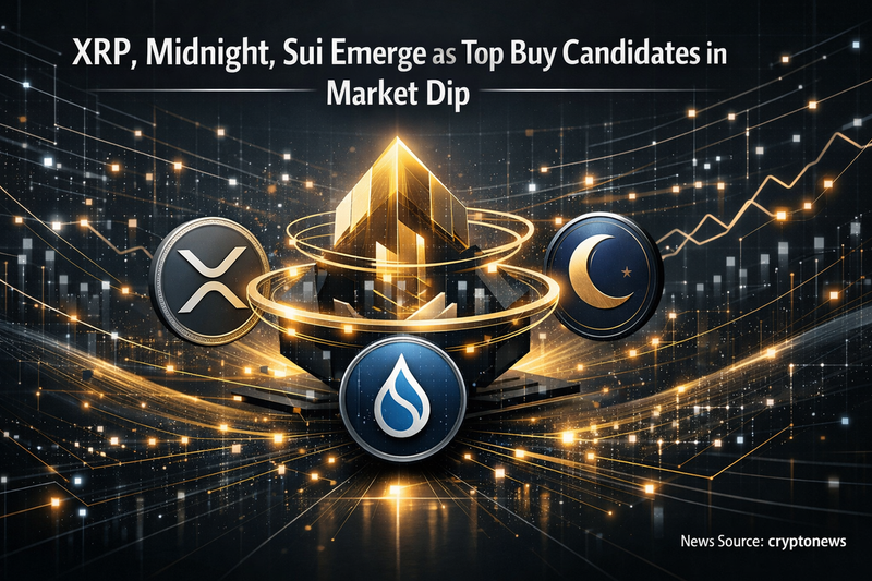 리플 XRP·미드나이트·수이, 조정장 속 ‘매수 유력 후보’로 부상 (제공:AI제작)