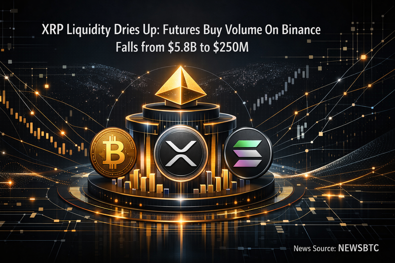 리플 XRP 유동성 급감 경고…바이낸스 선물 매수 96% 증발 (제공:AI제작)
