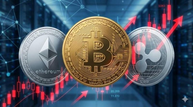 암호화폐 전체 시가총액이 3조 1200억 달러를 넘어서며 투자자들이 연말 마감을 앞두고 포트폴리오 재조정에 나선 것으로 풀이된다. (사진=톱스타뉴스 포토DB)