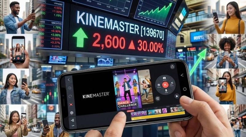 ▲ 키네마스터 플랫폼 전환 기대감 및 주가 급등. (사진=톱스타뉴스 포토DB)