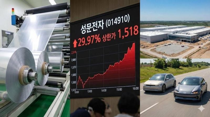 ▲ 성문전자 현대차 북미 호실적에 따른 전장 소재 낙수효과 기대감으로 상한가 기록. 사진=톱스타뉴스 포토DB