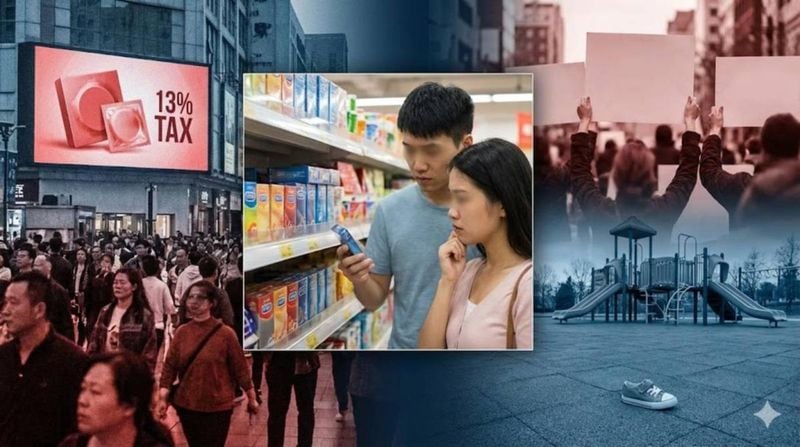 ▲ 중국 정부가 인구 반등을 위해 피임기구 과세 카드를 꺼내 들자, 현지 여론이 실효성 의문과 반발로 들끓는 국면에 들어섰다. (사진=톱스타뉴스)
