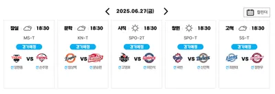 “운명의 6월 설욕전”…프로야구 27일 선발 맞대결→순위판 흔드나
