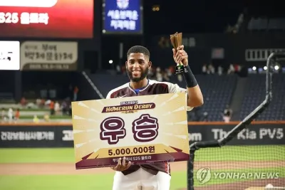 “135.7ｍ 괴력의 순간”…디아즈, 몬스터월 돌파→홈런더비 왕좌