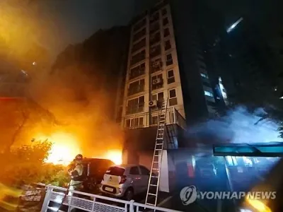 “광명 아파트 주차장서 화재”…주민 65명 중경상, 3명 심정지