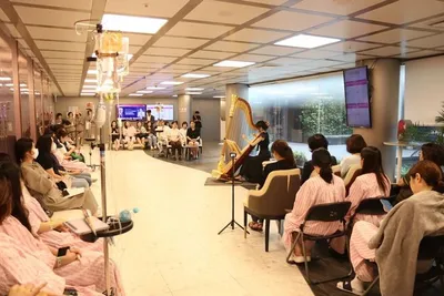 “하프 선율로 전하는 위로”…강남차병원, 여성암 환자 음악회