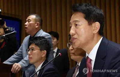 “여론조사비 대납 의혹, 모든 진실은 수사에서 밝혀질 것”…오세훈-명태균, 국감서 신경전만
