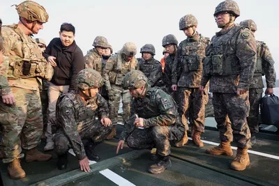 “예기와 결기 갖춘 압도적 능력 필요”…진영승 합참의장, 한미 연합도하작전 점검