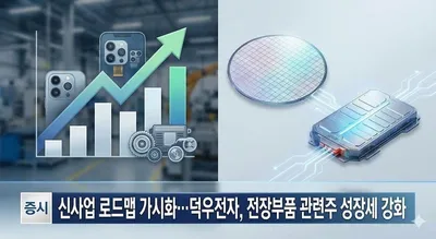 “덕우전자 9대 급등”…전장·반도체 신사업 부각에 밸류 재평가 기대