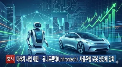 유니트론텍 9.02% 급등…현대가 인수·자율주행 로봇 모듈 개발에 재평가 기대