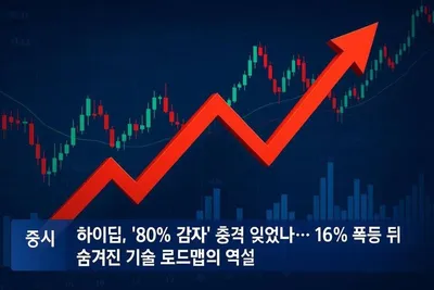 16% 급등에도 재무 악화 지속…하이딥, 80% 무상감자 후 테마·수급에 출렁