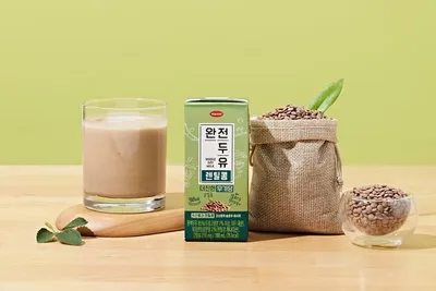 “완전두유 더진한 렌틸콩” 한미, 무가당 프리미엄으로 건강 공략