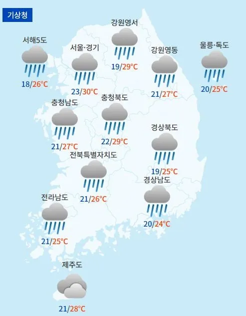 전국날씨예보 / 케이웨더