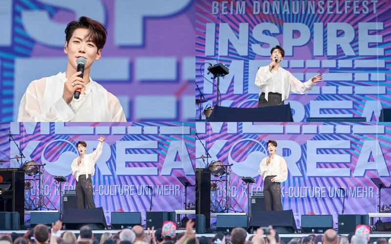 “카이, 독일어로 울린 유럽의 밤”…‘도나우인젤페스트’ 무대→감동과 환호 이끌다 / EMK엔터테인먼트