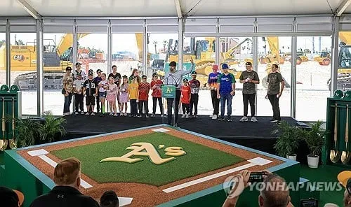 “2조4천억 야구장 첫 삽”…애슬레틱스, 라스베이거스 이전→역사적 기공식