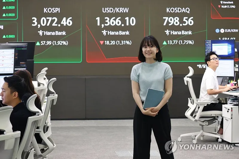 코스피, 중동 휴전 소식에 1.89% 급등…3,070선 회복