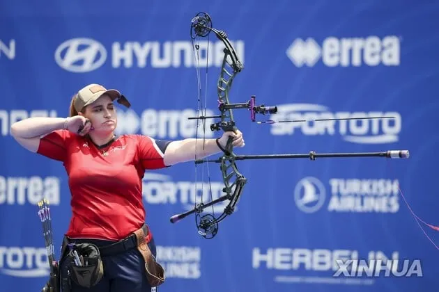 “세계랭킹 2위 깁슨 포함”…컴파운드 양궁 대표팀, 진천 합동훈련→올림픽 준비 본격화