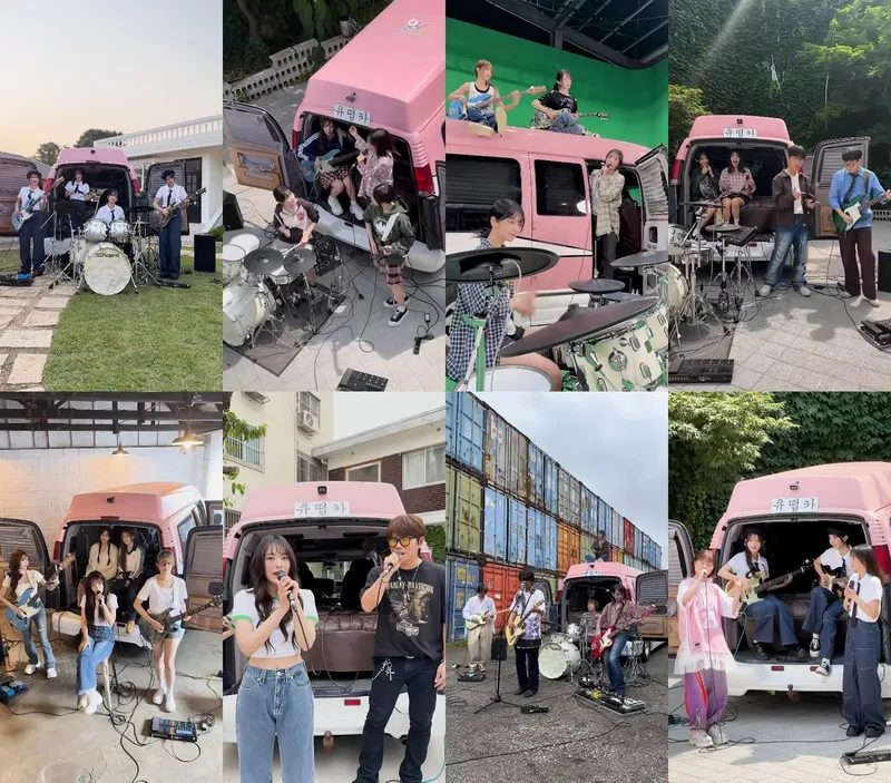 “800만 뷰 숏츠 돌풍”…QWER, ‘QWER CAR STAGE’로 걸밴드 새 역사→음원 파워 폭발 / 타마고 프로덕션