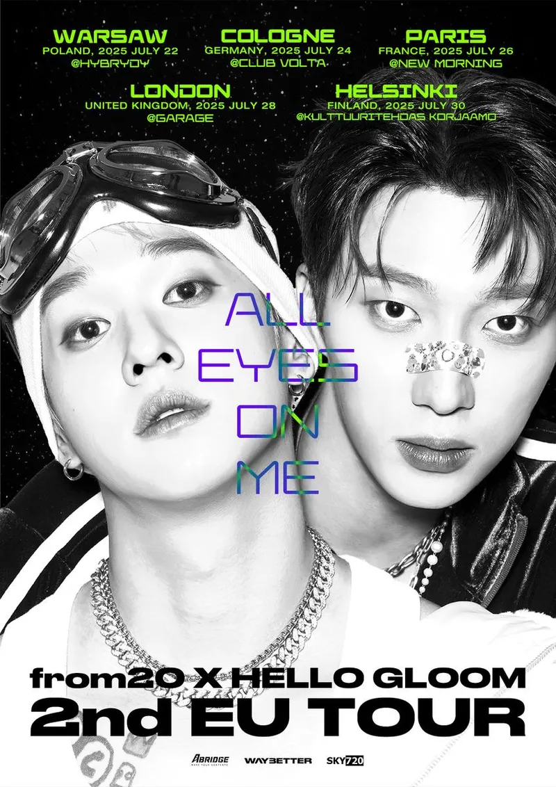 “프롬트웬티·헬로글룸, 유럽 심장 강타”…‘ALL EYES ON ME’ 투어→글로벌 도약 닻 올렸다 / 웨이베러