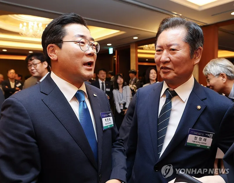 정청래·박찬대, 유튜브 속 당심 쟁탈전