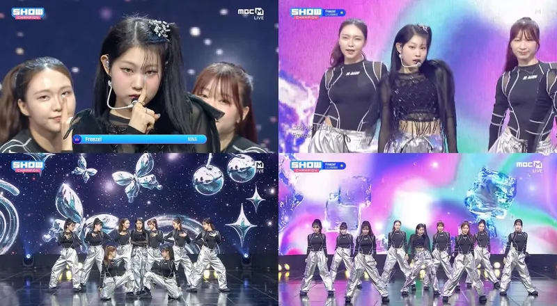“청량한 첫걸음, 멈추지 않겠다”…니나, ‘쇼!챔피언’ 무대→신예 에너지 폭발 / MBC M