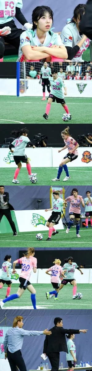 '발라드림' 민서 선제골…골 때리는 그녀들 정예원·서기 콤비, 월드클라쓰 맞대결→승부의 기운 높이다 / SBS