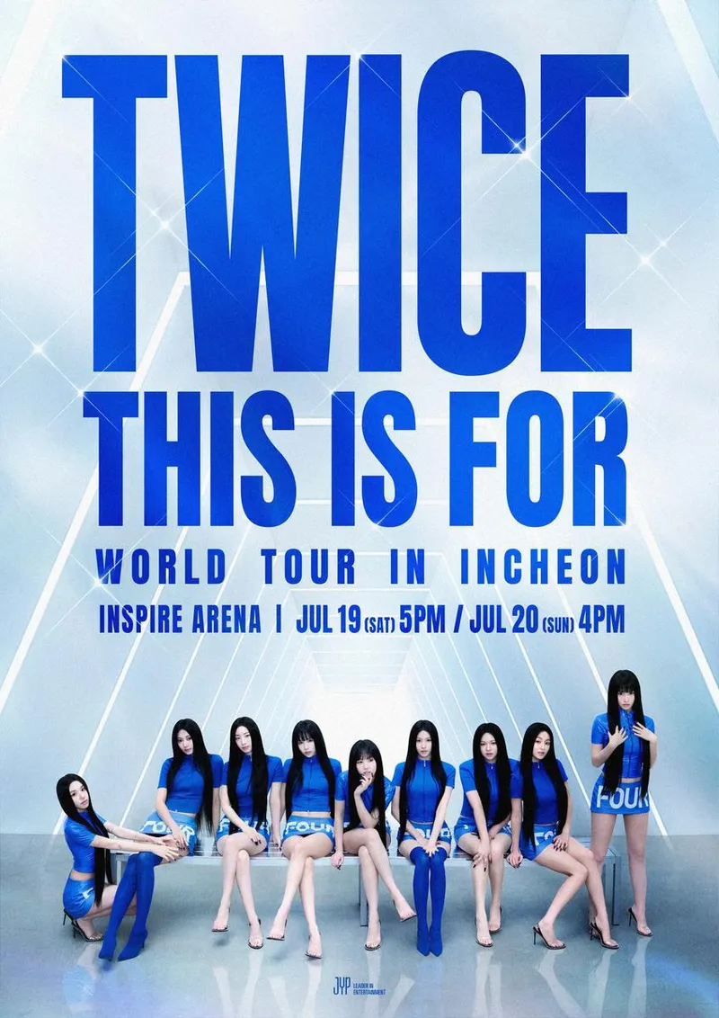 “360도 무대 돌파”…트와이스, ‘THIS IS FOR’ 인천 콘서트→전석 매진 뜨거운 팬심 / JYP엔터테인먼트
