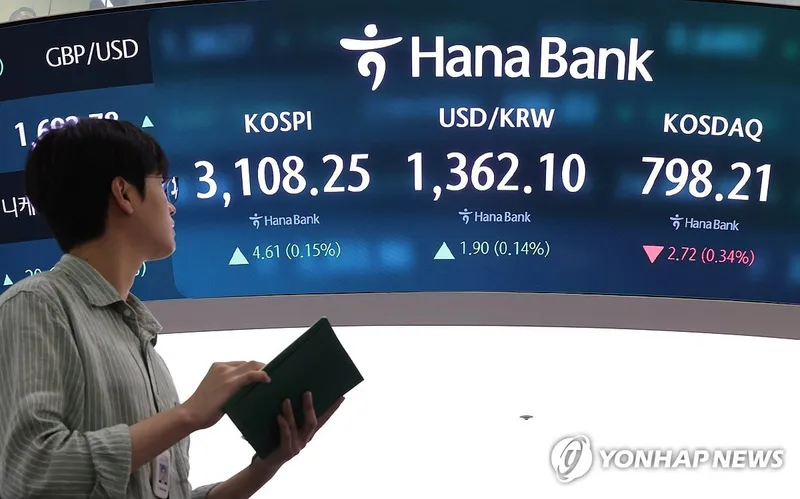 코스피 3,110선 근접…코스닥 강보합 출발