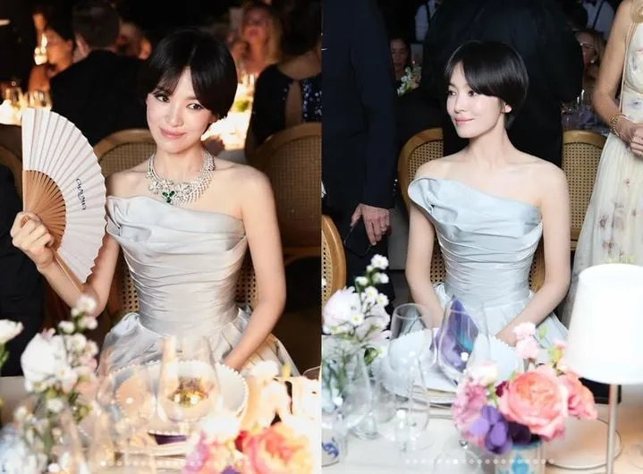 “은빛 여신의 고혹”…송혜교, 청초한 자태로 빛나는 순간→차기작 기대 고조
