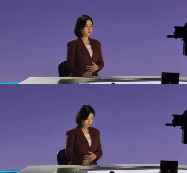 “변화도 자연스럽게”…한민용, ‘뉴스룸’ 임신 고백→배려 받으며 뉴스 진행