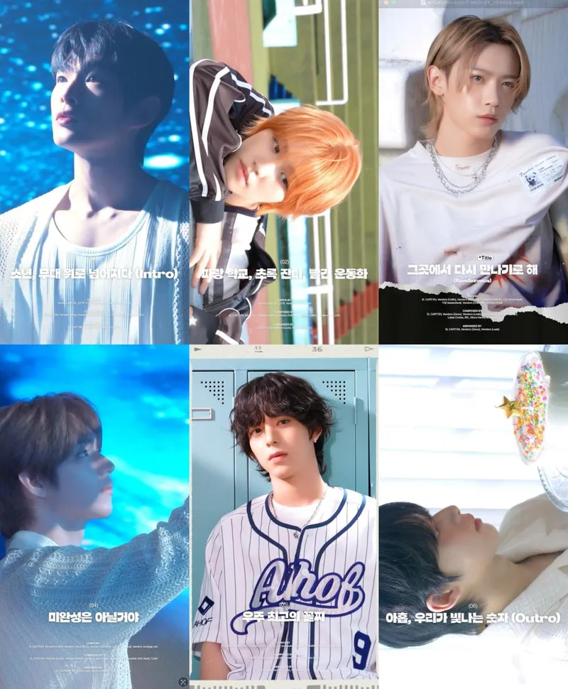 “소년의 불완전함, 빛을 향해”…아홉(AHOF)·‘WHO WE ARE’ 하이라이트 공개→청춘 감성 폭발