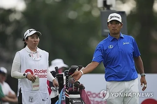 “캐디 교체 진실”…마쓰야마, 아내 아닌 이누이 메이→PGA 오보 정정 사태 / 연합뉴스