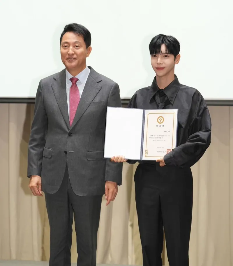 “아름다움의 서사가 시작된다”…현우, 위촉의 순간→서울뷰티위크 상징되다 / 배우 현우 인스타그램