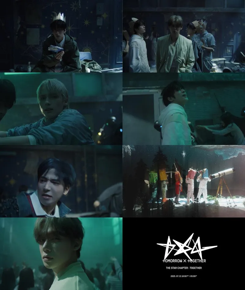 “어긋난 소년들의 성장”…투모로우바이투게더, ‘별의 장: TOGETHER’ 예고→신보 서사 완성 기대