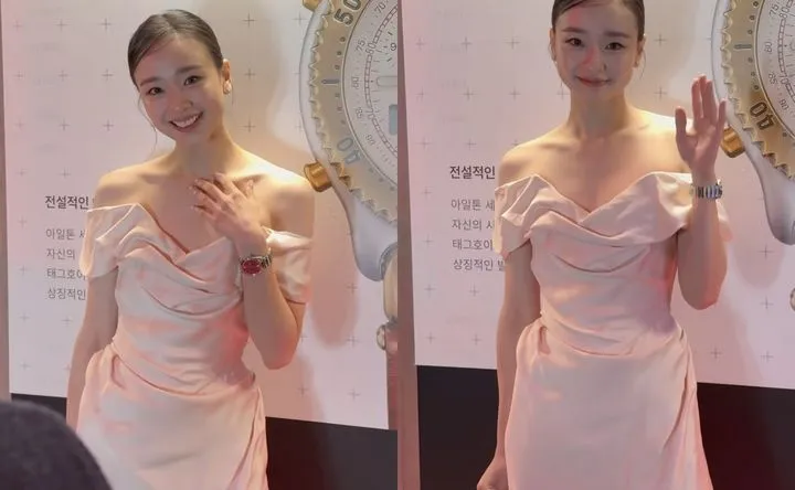 “빛나는 우아함”…손연재, ‘태그호이어 갈라 디너’ 드레스 자태→여전한 요정 미모