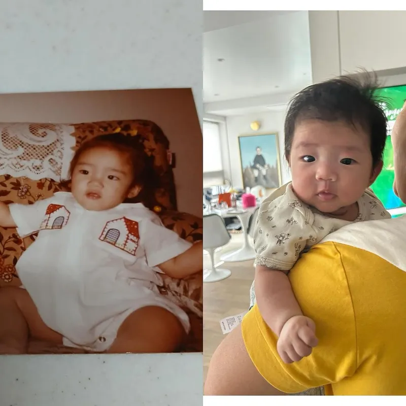 “닮은 미소, 이어진 시간”…손담비, 아기 해이와의 여름→따스한 가족 근황 / 가수, 배우 손담비 인스타그램