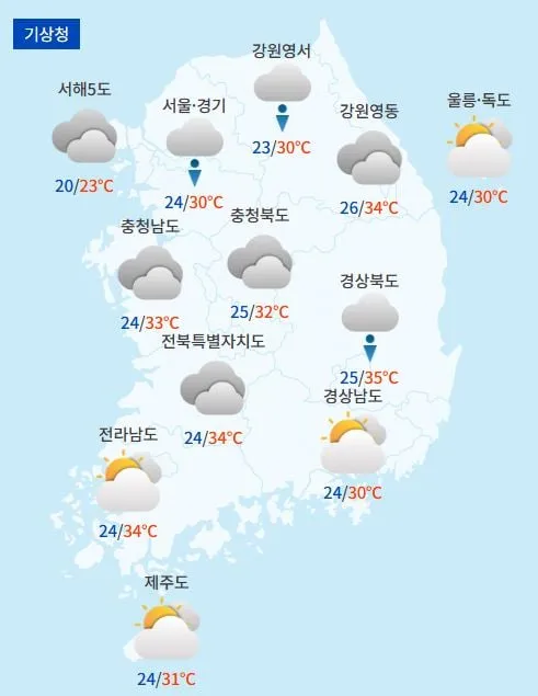 전국날씨예보 / 케이웨더