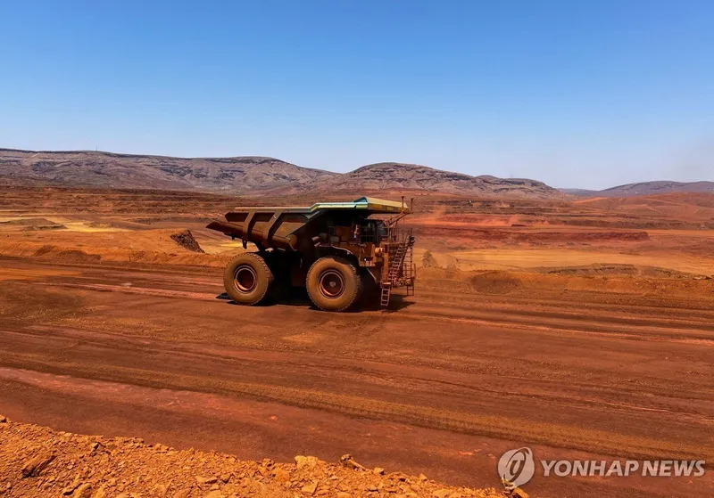 호주 자원수출 수익 7.2% 감소…철광석·LNG 가격 하락 지속 전망