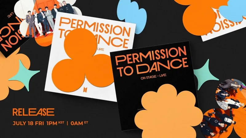 “함성의 파도, 그 순간을 다시”…방탄소년단, ‘PERMISSION TO DANCE ON STAGE’→공연 실황 앨범 첫 발매