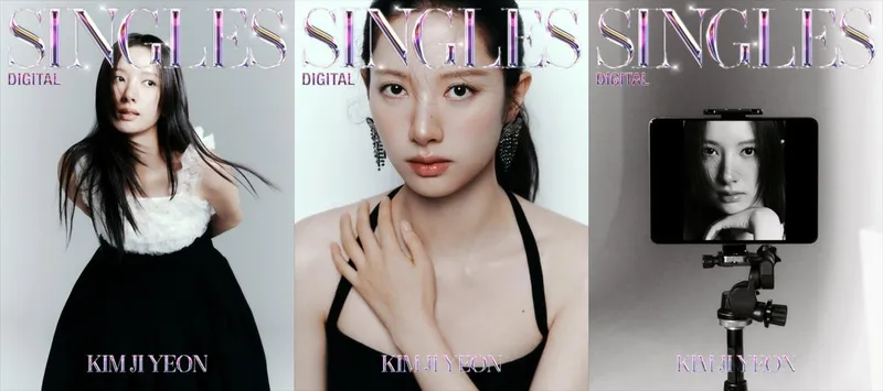 “청순과 우아, 그 사이”…김지연, ‘싱글즈’ 커버 화보→화면 뚫는 존재감 / 싱글즈