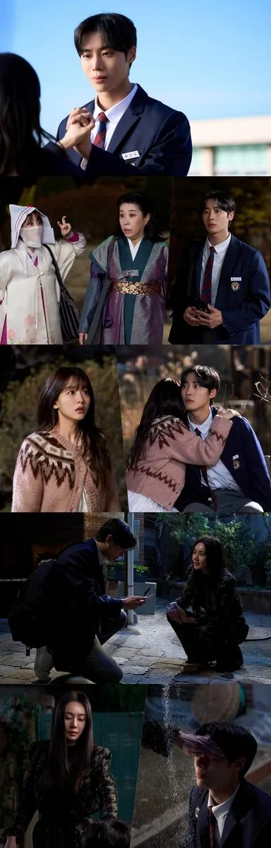 “첫사랑의 각성”…조이현·추영우, ‘견우와 선녀’ 한밤 포옹→위태로운 삼자 대면 / tvN