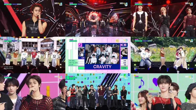 “꿈을 안고 무대 위로”…크래비티, ‘더쇼’ 1위로 증명한 여름의 청량→성장 서머킹 도약 / SBS funE