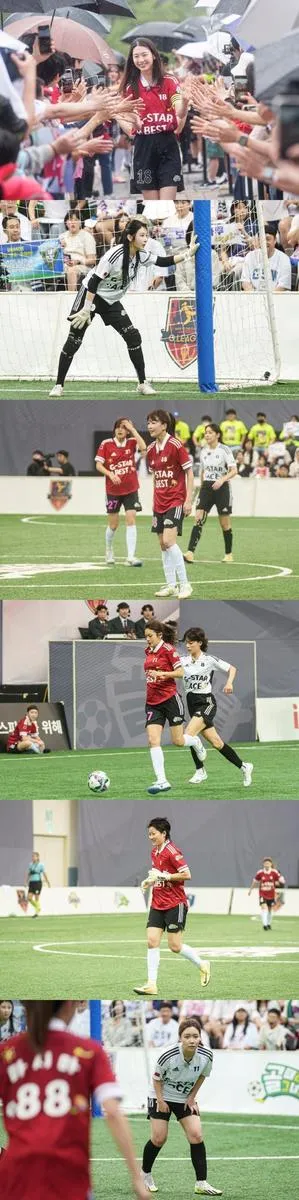 “첫 올스타전 증명”…‘골 때리는 그녀들’ 이채연, 용기 가득 골키퍼 데뷔전→승부욕의 진가 빛나다 / SBS