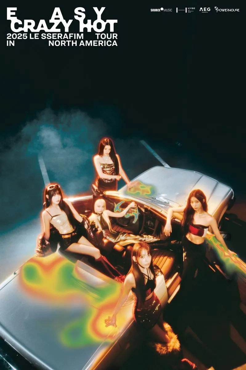 “매진 행렬로 증명한 월드클래스”…르세라핌, ‘EASY CRAZY HOT’ 투어→전 세계 팬심 뜨겁게 달군다